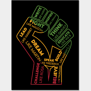 African American Leaders, Black History, Black Heroes, Civil Rights Leaders Posters and Art